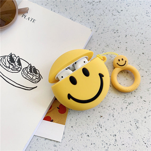 Cute Smiley Face Airpods case