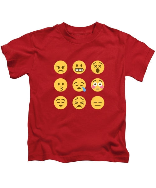 Emoji - Kids T-Shirt 😀 😘 😂