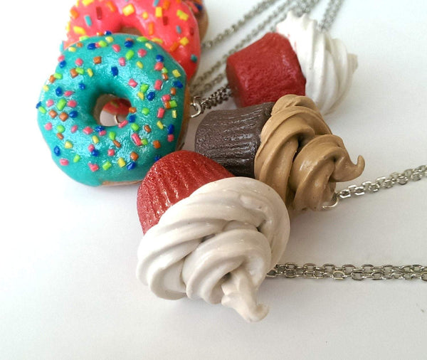 Sprinkled Donut necklace 🍩