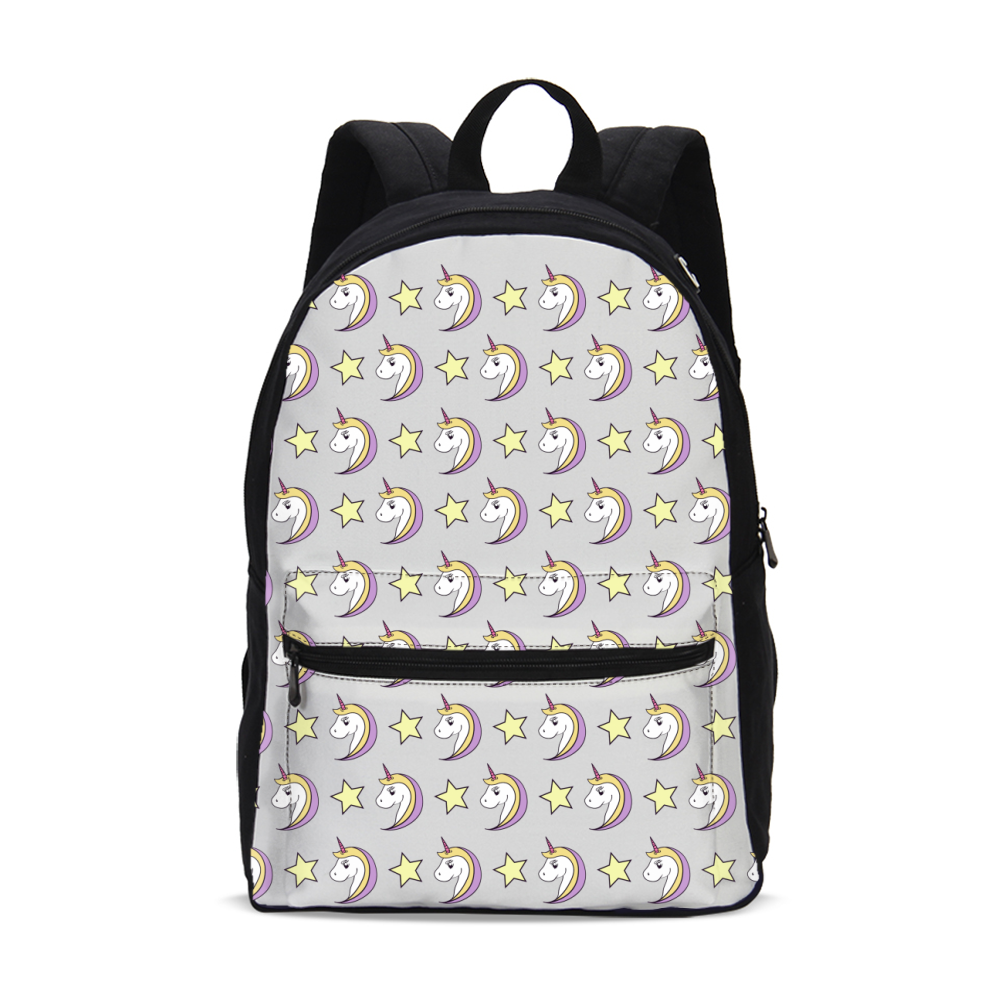 I Love Unicorns Small Canvas Backpack 🦄