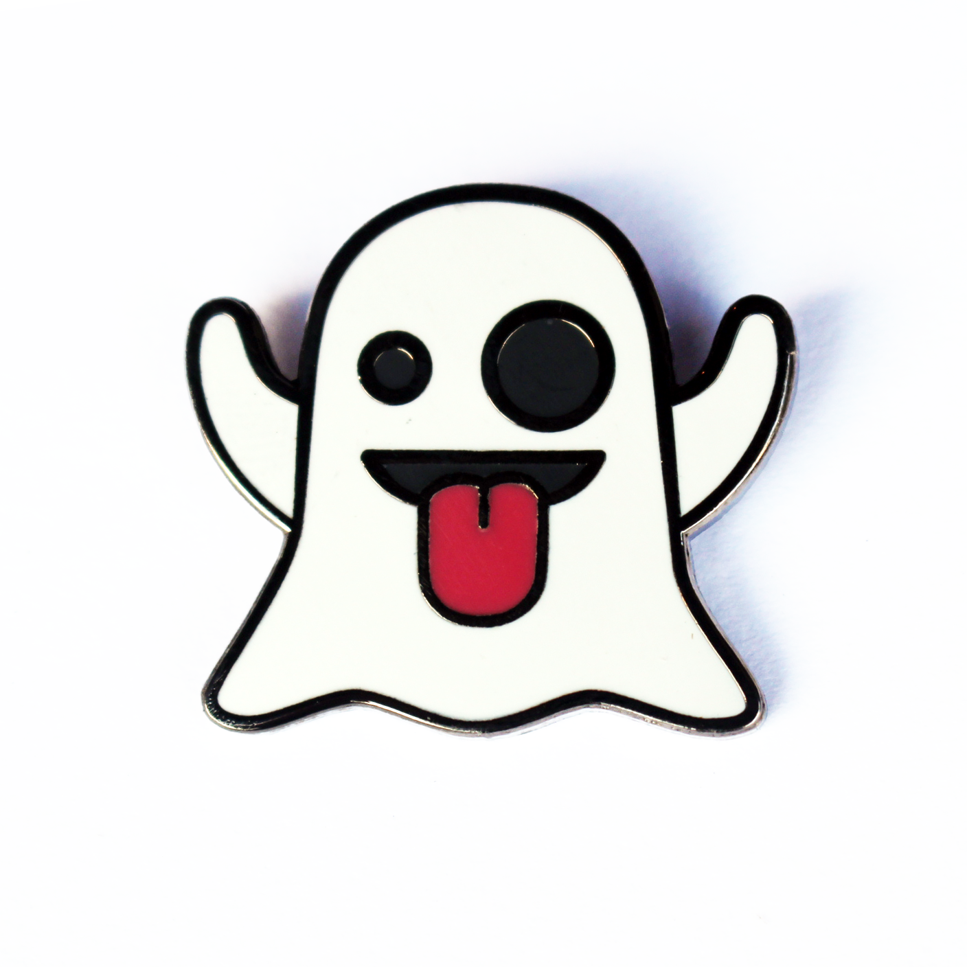 Ghost Emoji Pin – Enamel Pin for your Life 👻