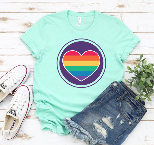 Rainbow Heart T-shirt