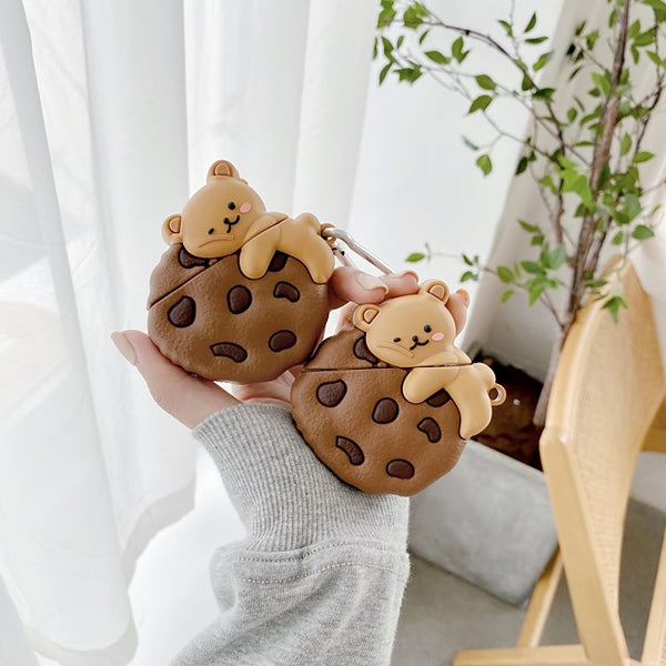 Cookie + Bear AirPods  Headphone Case 🍪  🐻