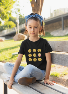 Emoji - Kids T-Shirt 😀 😘 😂
